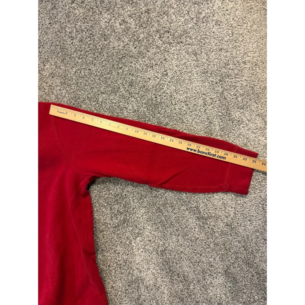 Polo Ralph Lauren Pullover Mens XXL‎ Red Quarter Zip Cotton Pony Logo Mock Neck